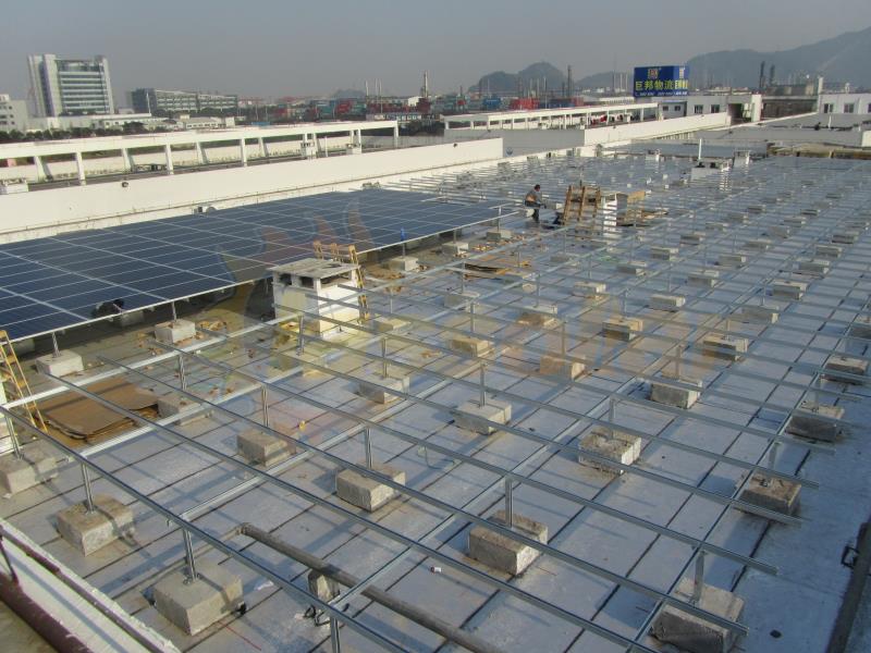 无锡水泥平屋顶1.2MW项目Wuxi 1.2MW Flat Roof Mount Project.JPG
