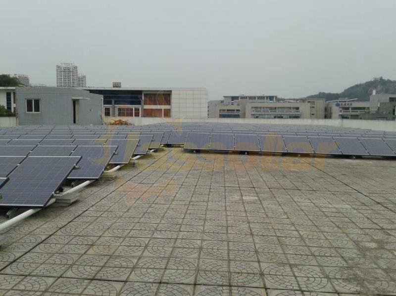 江苏常州水泥平屋顶500KW项目Jiangsu 500KW Flat Roof Mount Project.JPG